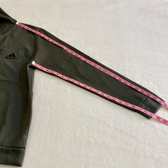 Adidas Men's Fleece Hoodie, Pullover, Gray, Small NWT - Picture 13 of 16